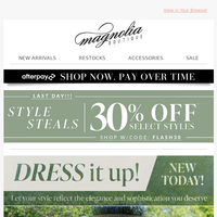 Magnolia Boutique email thumbnail