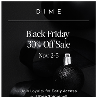 DIME Beauty email thumbnail