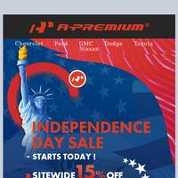 A-Premium Autoparts email thumbnail