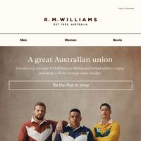 R.M.Williams Australia email thumbnail