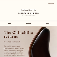 R.M.Williams Australia email thumbnail