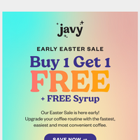 Javy Coffee email thumbnail