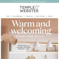 Temple & Webster email thumbnail