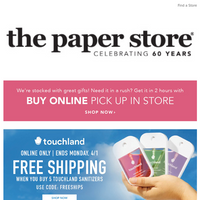 The Paper Store email thumbnail