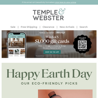 Temple & Webster email thumbnail