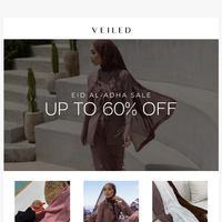 Veiled Collection email thumbnail