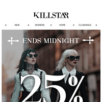 KILLSTAR UK email thumbnail