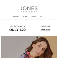 Jones New York email thumbnail