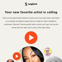 Songfinch email thumbnail