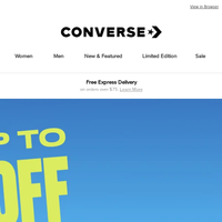 Converse Australia email thumbnail