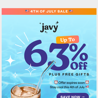 Javy Coffee email thumbnail