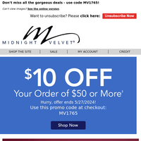 Midnight Velvet email thumbnail