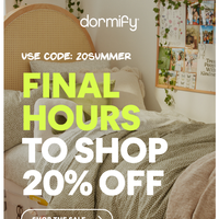 Dormify email thumbnail