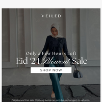 Veiled Collection email thumbnail