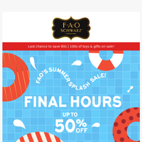 FAO Schwarz email thumbnail