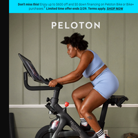 Peloton email thumbnail