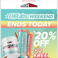 Nutrition Warehouse email thumbnail