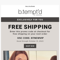 B.Tempt'd email thumbnail