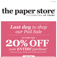 The Paper Store email thumbnail