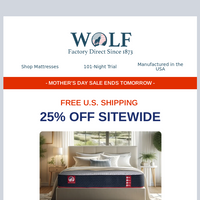 Wolf Mattress email thumbnail