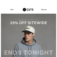 Cuts Clothing email thumbnail