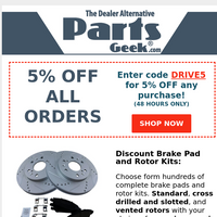 Parts Geek email thumbnail