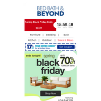 Bed Bath and Beyond email thumbnail