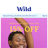 Wild Natural Deodorant email thumbnail