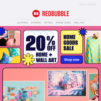 Redbubble email thumbnail