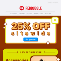 Redbubble email thumbnail