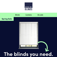 Make My Blinds email thumbnail