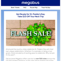 Megabus email thumbnail