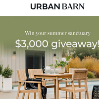 Urban Barn email thumbnail