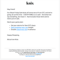 Knixwear Canada email thumbnail