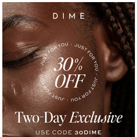 DIME Beauty email thumbnail