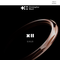 Christopher Ward UK email thumbnail