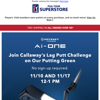 PGA TOUR Superstore email thumbnail