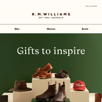 R.M.Williams Australia email thumbnail