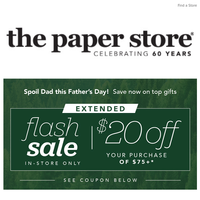 The Paper Store email thumbnail