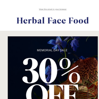 Herbal Face Food email thumbnail