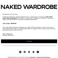 Naked Wardrobe email thumbnail