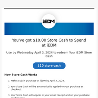 iEDM email thumbnail