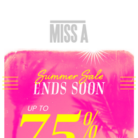 Shop Miss A email thumbnail