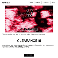 Slam Jam email thumbnail