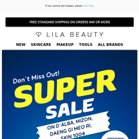 Lila Beauty email thumbnail