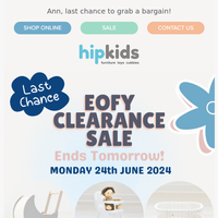 Hip Kids Australia email thumbnail