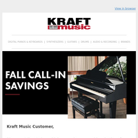 Kraft Music email thumbnail