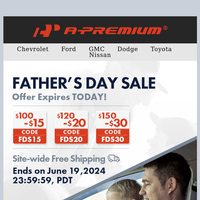 A-Premium Autoparts email thumbnail