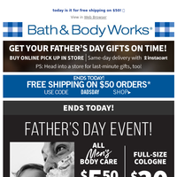 Bath and Body Works email thumbnail