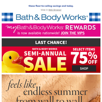 Bath and Body Works email thumbnail